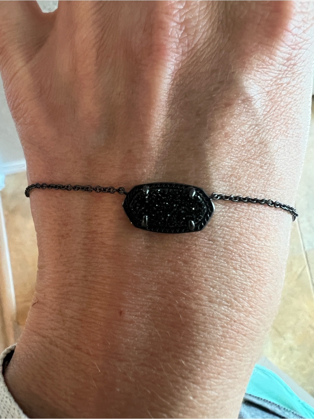 BLACK KENDRA SCOTT NECKLACE
